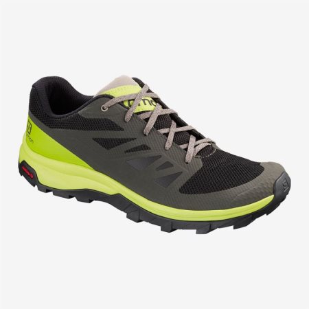 Salomon OUTline Mens Hiking Shoes Olive | Salomon South Africa